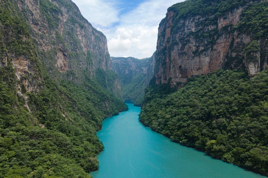 View fromo Cañón del Sumidero a day trip from san cristobal de la casas
