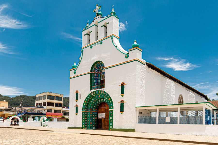 The Church of San Juan Chamula in San Cristobal