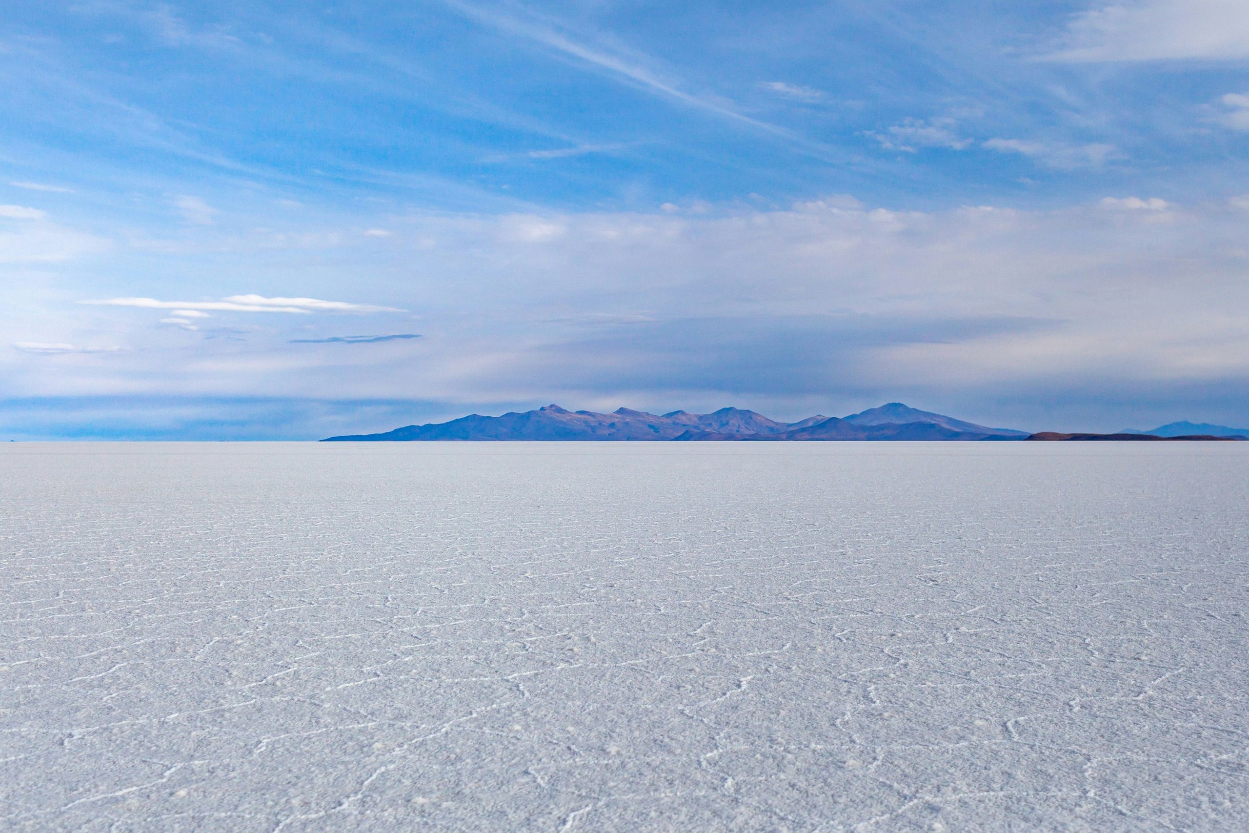Landscape of Uyani Salt Flats