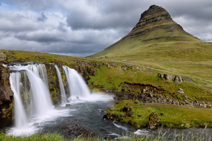 Kirkjufell Mountain in West Iceland