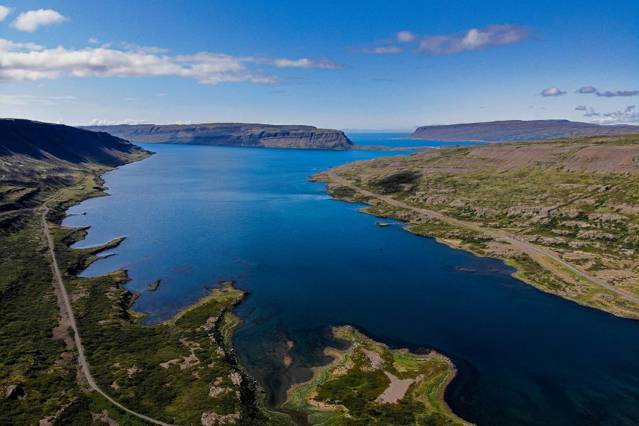 View of the Westfjords 