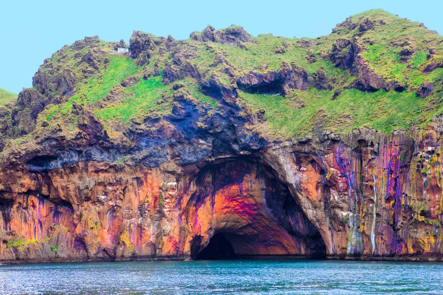Exploring Westman Islands Sea Caves