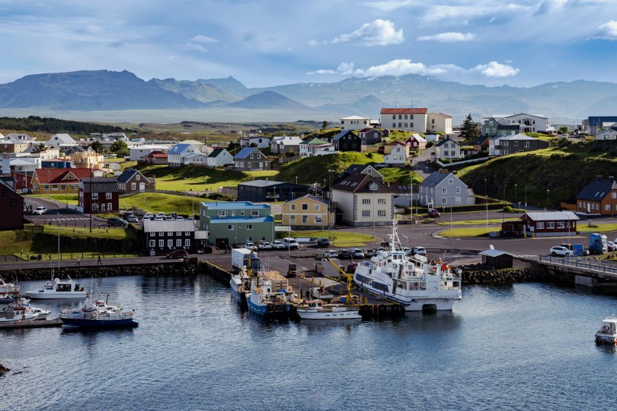 Stykkishólmur in West Iceland