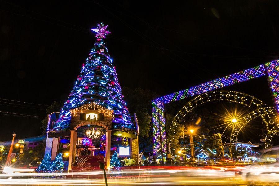 Christmas lights in Gramado